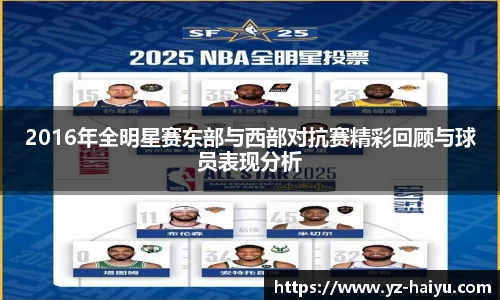 2016年全明星赛东部与西部对抗赛精彩回顾与球员表现分析